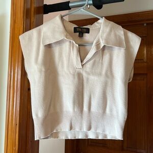 Tan Crop Top